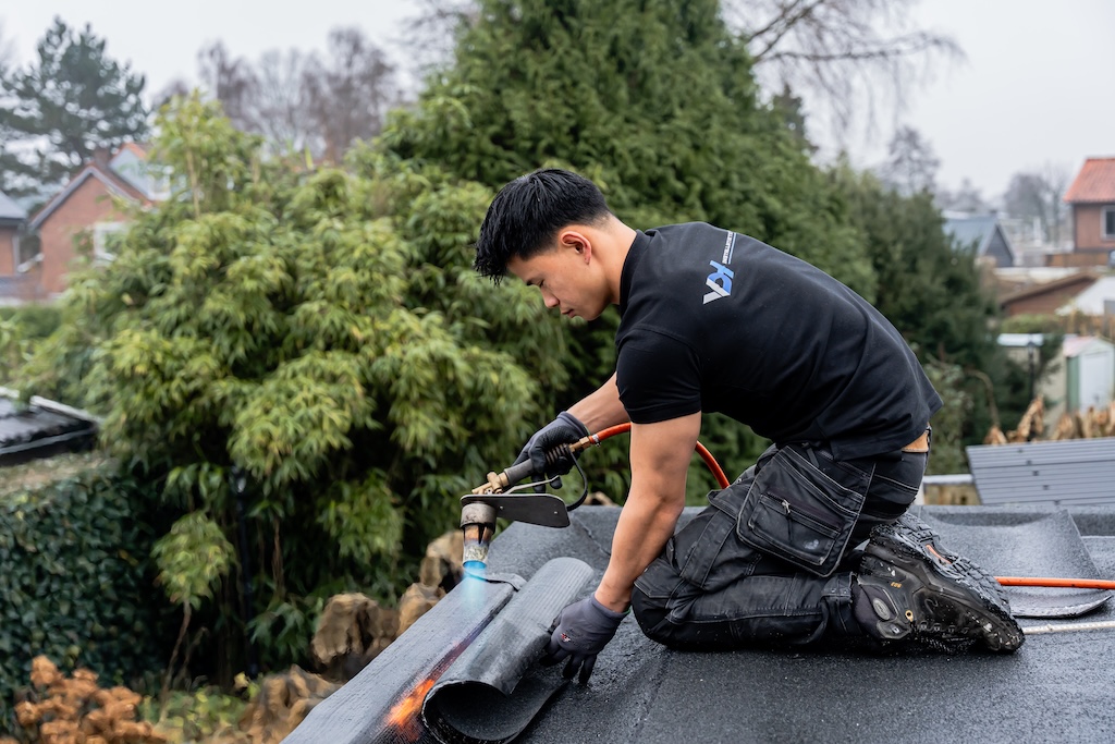 Dakbedekking bitumen