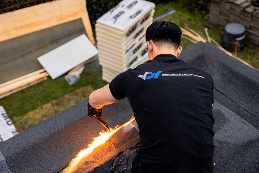 Dakbedekking bitumen